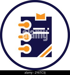 pen, notebook, pad, dairy, notebook diary icon Stock Vector