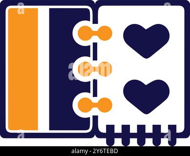 pen, notebook, pad, dairy, notebook diary icon Stock Vector