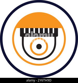 camera, cc camera, security camera service icon Stock Vector