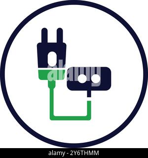 power, socket, electric, plug, electric socket, power socket icon Stock Vector