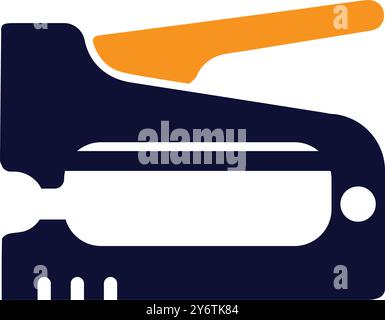 stationary, stapler, tool, office stationary, stapler tool icon Stock Vector