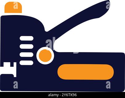 stationary, stapler, tool, office stationary, stapler tool icon Stock Vector