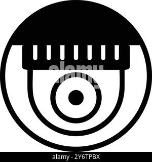 camera, cc camera, security camera service icon Stock Vector