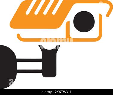 camera, cc camera, security camera service icon Stock Vector