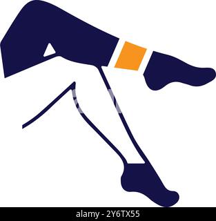 leg, body parts, Prosthetic leg icon Stock Vector Image & Art - Alamy