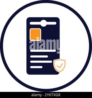 Card, atm card, payment, bank card, lock, secure, protection, secure card icon Stock Vector