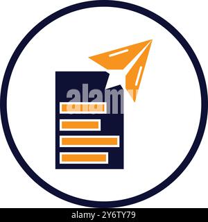 search, magnify, home, chat, social, plane icon Stock Vector