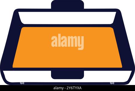 tray, kitchen try, baking, baking tray icon Stock Vector
