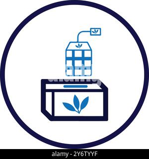 tea, drink, bag, icon, tea bag icon Stock Vector