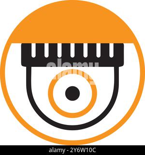 camera, cc camera, security camera service icon Stock Vector
