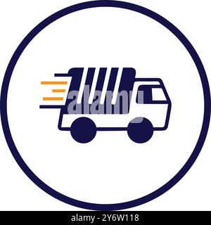 car, bus, truck, delivery van, van car, van icon Stock Vector