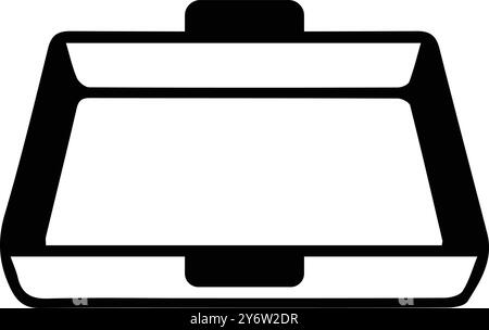 tray, kitchen try, baking, baking tray icon Stock Vector