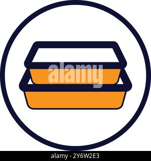 tray, kitchen try, baking, baking tray icon Stock Vector
