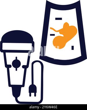 medical, ultrasound, ultrasound icon Stock Vector