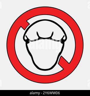 This abstract circular design features a stylized face outline, merging simplicity with modern aesthetics. Ideal for creative projects and branding. Stock Vector
