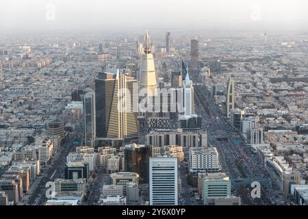 Aerial view of Riyadh, capital of Saudi Arabia Stock Photo