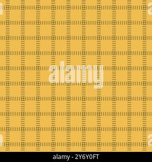 Grid-like pattern with a vertical and horizontal lines intersecting to form a checkerboard effect. Stock Vector
