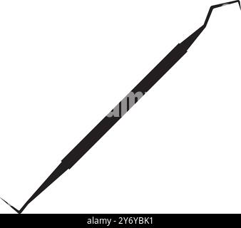 Tooth cleaning pick icon,illustration element design Stock Vector