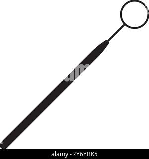Tooth cleaning pick icon,illustration element design Stock Vector