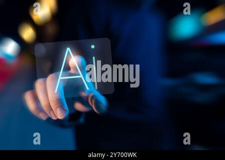 Artificial Intelligence in Modern Business Stock Photo