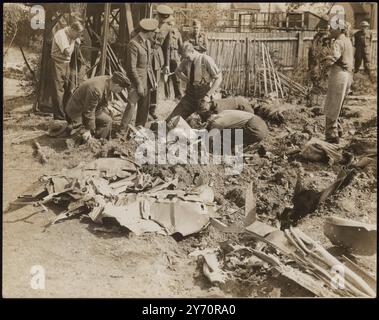 Pilot of a German dive bomber in the cockpit behind the dive bomber