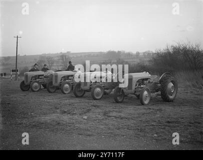 Cold harbour farm - Mottingham -Fordson Tractors .   1 January 1947 Stock Photo