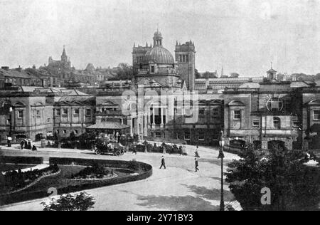 The Royal Baths , Harrogate , North Yorkshire , England . 9 July 1910 Stock Photo