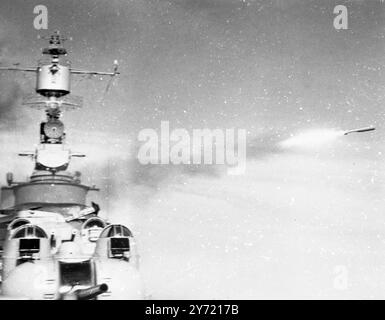 The ASROC (Anti-Submarine Rocket) launcher is a system used by naval ...