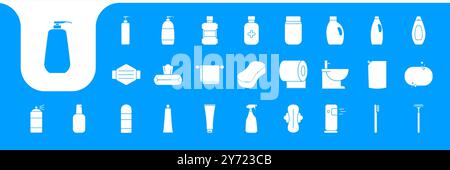 cleaning hygiene flat icon vector design Stock Vector