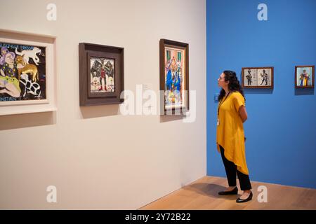 Washington, USA. 27th Sep, 2024. National Gallery of Art present Spirit & Strength: Modern Art from Haiti during an Exhibition today on September 27, 2024 at East Building/NGA in Washington DC, USA. (Photo by Lenin Nolly/Sipa USA) Credit: Sipa USA/Alamy Live News Stock Photo