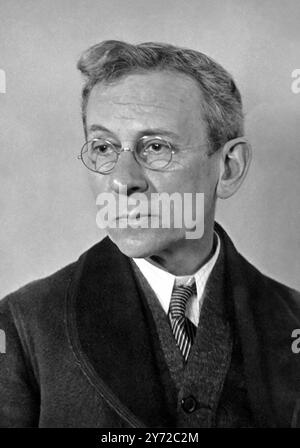 Lewis Hine. Self portrait by the American photographer,  Lewis Hine (1874-1940), 1930 Stock Photo