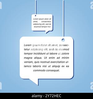 Quote Card Template - Testimonials Design - Social Media Posts Design Stock Vector