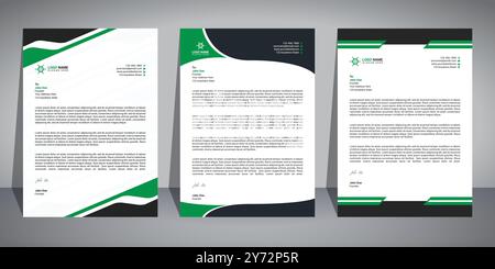 Professional Letterhead Design Stock Vector