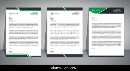 Professional Letterhead Design Stock Vector