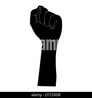 Hand knokning door icon illustration. Please knock sign board vector ...
