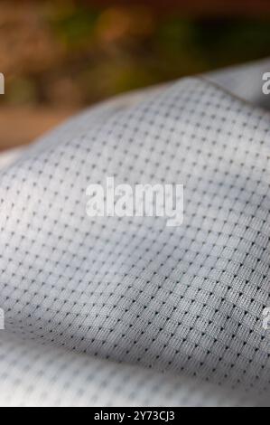 close up of jersey fabric texture Stock Photo