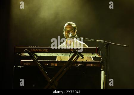 Milan, Italy, 26th September 2024. Australian rock band Jet perform live at Alcatraz, Milan, Italy. Credits: Maria Laura Arturi/Alamy Live News Stock Photo