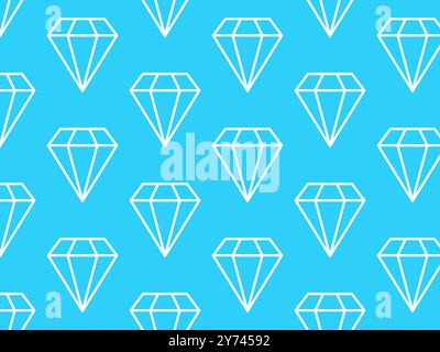 Diamond pattern. Vector flat illustration. Stock Vector