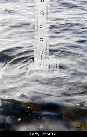 Water level rise, conceptual image. Stock Photo