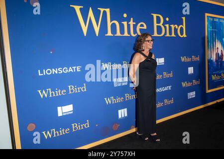 New York, United States. 26th Sep, 2024. R. J. Palacio attends the Lionsgate's ''White Bird'' New York screening at DGA Theater in New York, USA, on September 26, 2024. (Photo by Thenews2/NurPhoto) Credit: NurPhoto SRL/Alamy Live News Stock Photo