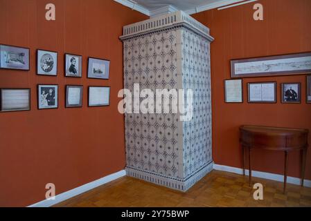 NOVOSPASSKOYE, RUSSIA - JULY 13, 2024: Fragment of a room in the museum-estate of composer M.I. Glinka. Novospasskoye, Smolensk region Stock Photo