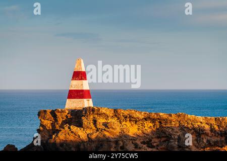 The iconic Robe Obelisk at sunrise viewed towards the ocean. A timeless ...