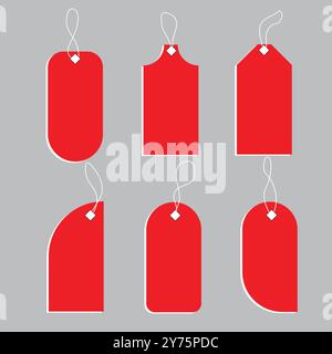 Discount product offer Tag set Stock Vector