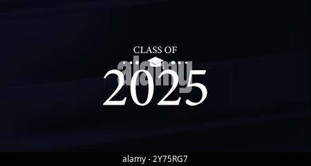 Celebrating the Bright Future of the Class of 2025 Stock Vector