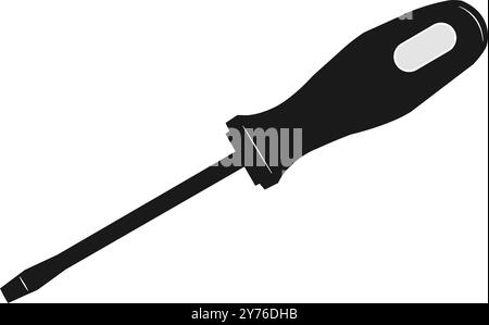 Screw driver icon vector flat design Stock Vector