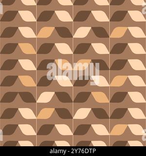 autumn seamless pattern leaf fall shades color, illustrations vector Stock Vector