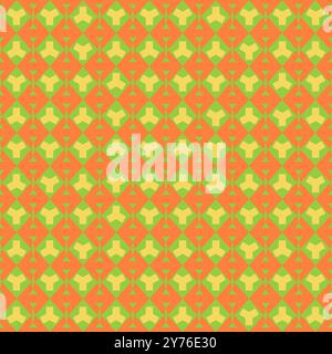 autumn seamless pattern arrow and square star expand shape fall shades color, illustrations vector Stock Vector