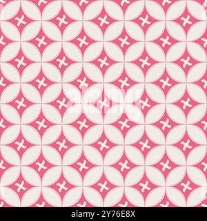 seamless pattern polygon and star modified shape pastel shades color, illustrations vector Stock Vector