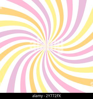 Starburst swirl background. Sun rays. Radial swirl abstract lines Stock Vector