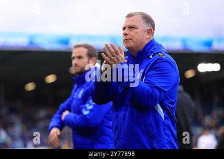 Elland Road, Leeds on Saturday 28th September 2024. Mark Robbins, Coventry City manager, after the Sky Bet Championship match between Leeds United and Coventry City at Elland Road, Leeds on Saturday 28th September 2024. (Photo: Pat Scaasi | MI News) Credit: MI News & Sport /Alamy Live News Stock Photo